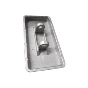 OEM aluminum foot base for RV and caravan corner steady legs – anti-sink, heavy-duty support pad