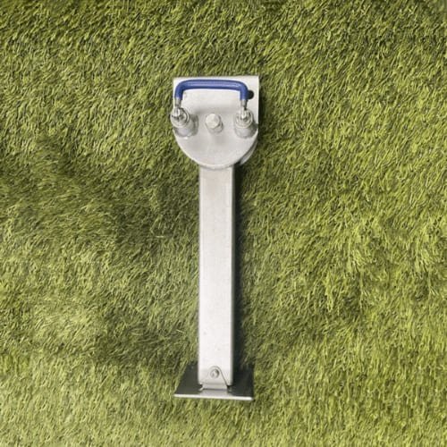 Adjustable corner steady drop leg stabilizer jack for RV and caravan trailers