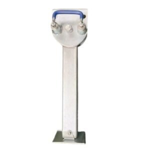 Adjustable corner steady drop leg stabilizer jack for RV and caravan trailers