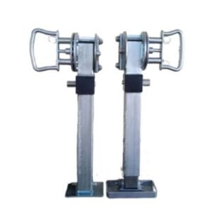Drop leg corner steady stabilizer jack for RV and caravan trailer leveling support