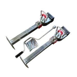 Drop leg corner steady stabilizer jack for RV and caravan trailer leveling support