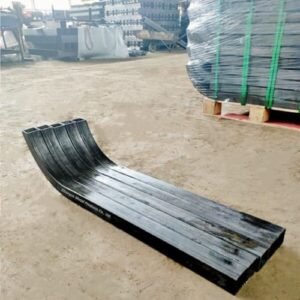 Custom steel rear bumper bar for caravans with 2/3/4-arm design for enhanced protection and accessory mounting