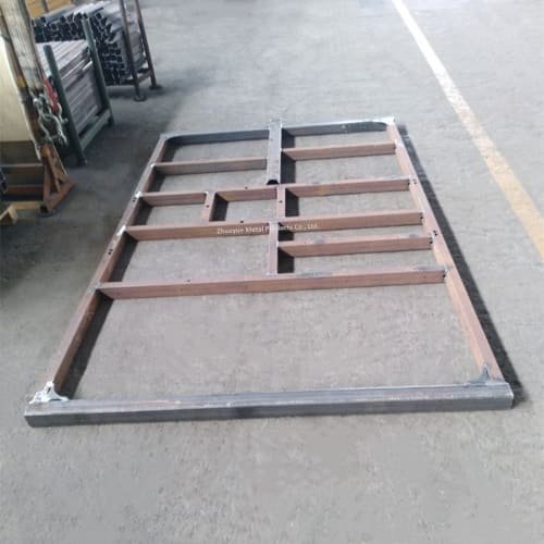 heavy-duty mobile VMS trailer chassis frame for road traffic signage