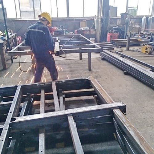 heavy-duty mobile VMS trailer chassis frame for road traffic signage