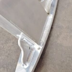 Custom OEM aluminum fabrication parts with laser cutting and TIG welding for trailers and machinery