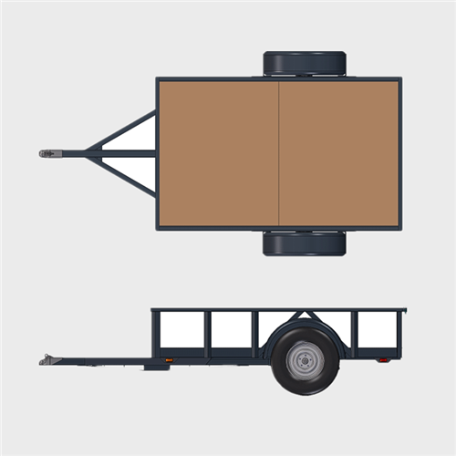 utility single axle trailer strong atv utv trailer oem