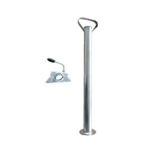 Adjustable 48mm trailer prop stands for utility and cargo trailer corner support and leveling