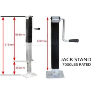 7000LBS side-wind heavy-duty trailer jack stand for cargo and utility trailers