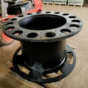 Custom fabricated heavy-duty steel parts for industrial and construction equipment
