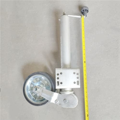 Heavy-Duty Foldable Trailer Jack with 8-Inch Wheel and 1000kg Capacity