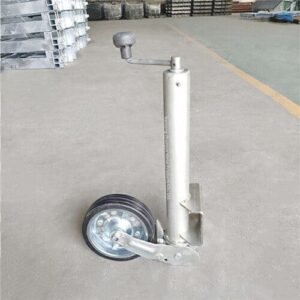 Heavy-Duty Foldable Trailer Jack with 8-Inch Wheel and 1000kg Capacity
