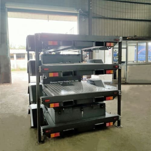Heavy-Duty Radar Trailer Chassis Frame for Mobile Traffic Solutions