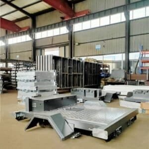 custom radar trailer chassis & metal frames for traffic control