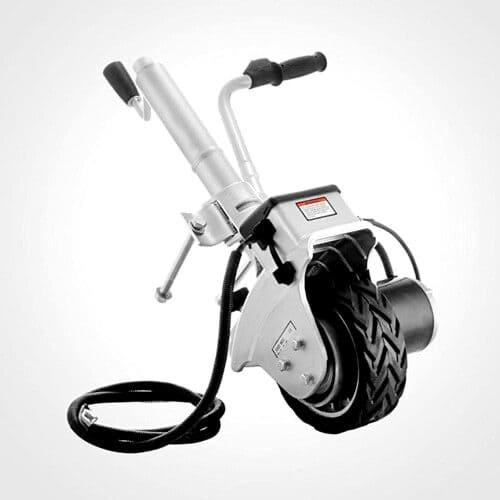 Electric caravan mover system for effortless trailer maneuvering and parking