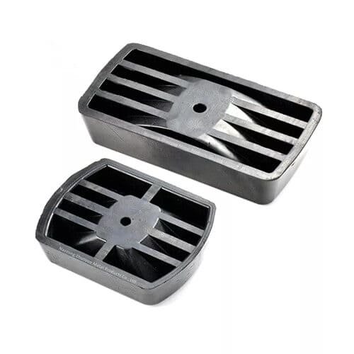 Durable Jockey Wheel Chock for Trailer Wheel Stabilization
