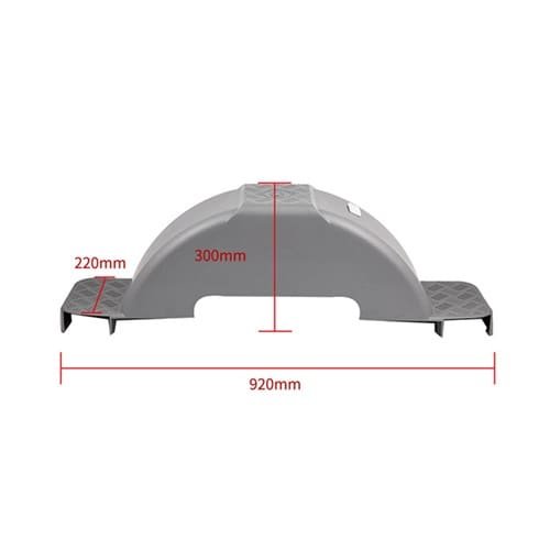 Plastic Mudguard Fender for Utility and Camper Trailers