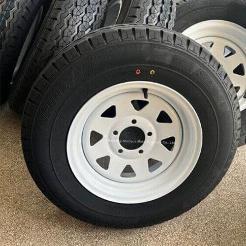 14-Inch Steel and Aluminum Trailer Wheel Rims