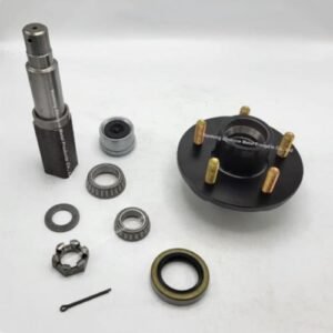 Complete Trailer Axle Kit for Utility and Off-Road Trailers