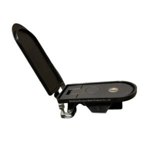 Heavy-duty compression latch lock for trailer and toolbox security