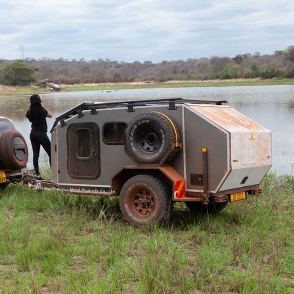 Off-road mini camper trailer for RV and caravan adventures