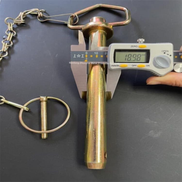 34x6 hitch pin for secure trailer coupling