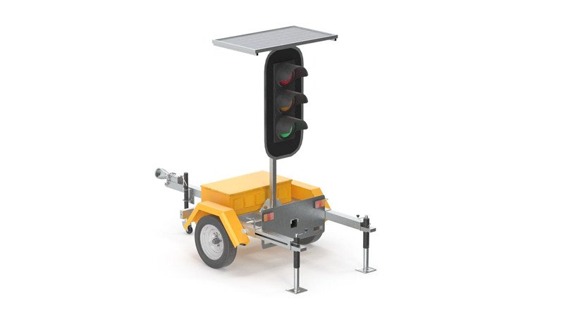 portable traffic lights trailers