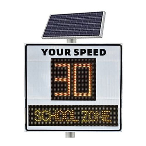 Radar Speed Sign for Traffic Monitoring and Speed Control in Urban Areas