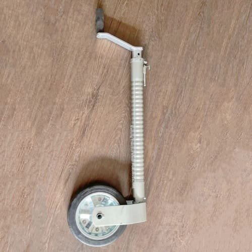 48mm trailer jockey wheel with clamp top wind 150kg