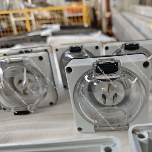Australian standard 3-phase industrial plugs and sockets for heavy-duty power connections