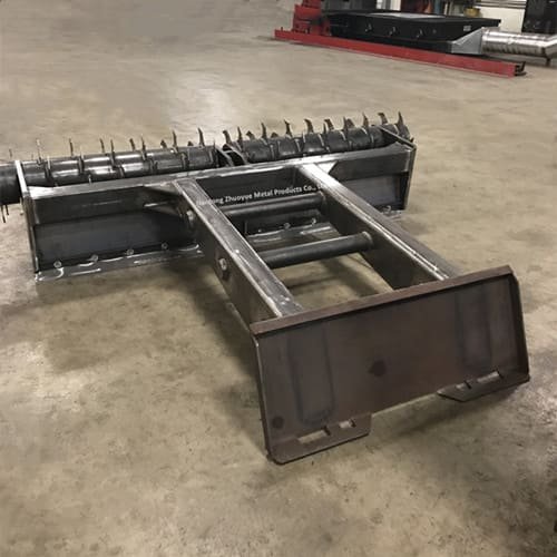 Heavy-duty agricultural equipment frame for farm machinery and implements