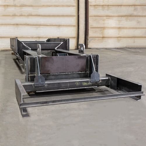 Heavy-duty agricultural equipment frame for farm machinery and implements