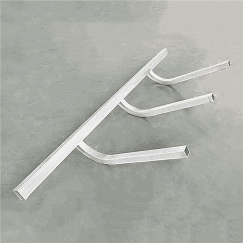 Heavy-duty caravan rear bumper bar for added protection and accessory mounting