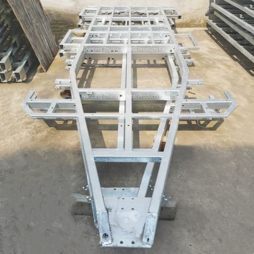 Custom-built RV, caravan, and camper trailer chassis frame for heavy-duty performance