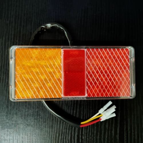 Bright waterproof LED tail light for trailers, caravans, and RVs