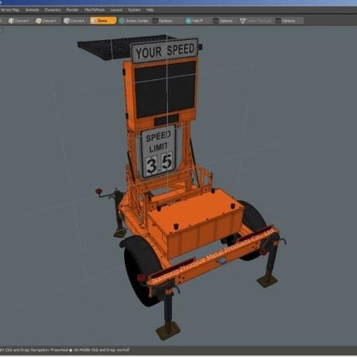 Radar Speed Sign Trailer for Real-Time Traffic Monitoring and Speed Control