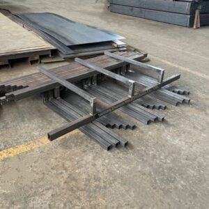 Heavy-Duty Rear Bumper Bar for Caravan – Galvanized Steel Protection with Optional Arms