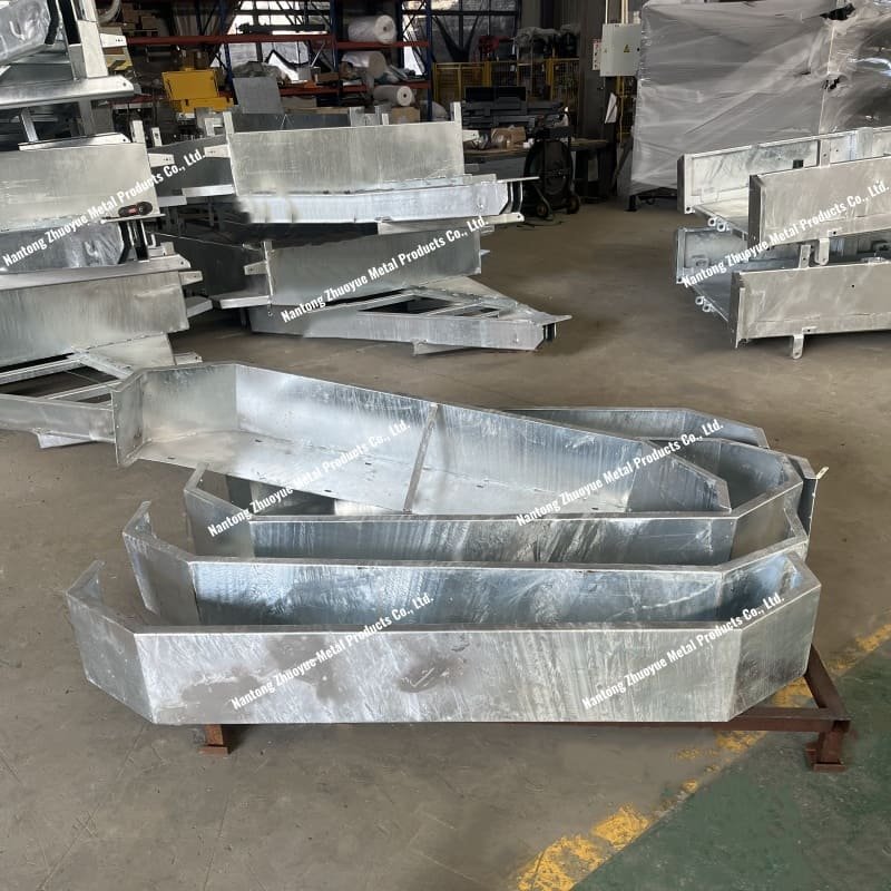 Heavy-duty custom agricultural trailer by Zhuoyue Metal, suitable for farm use and transporting crops.