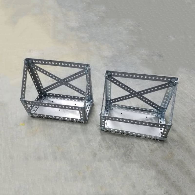 Trailer frame parts fabricated from steel with precision welding for trailer chassis manufacturing and OEM applications