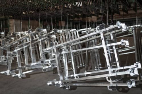 Hot-dip galvanization of steel components for corrosion protection