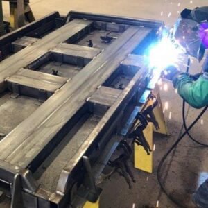 Heavy-duty chassis frame for caravan, RV, and camper trailers
