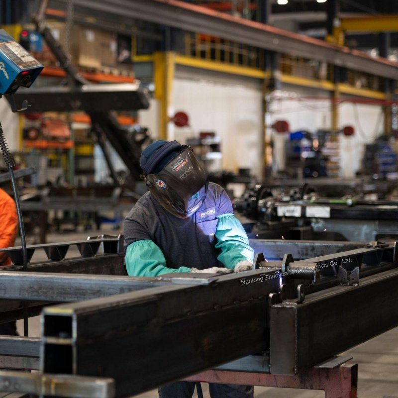 Heavy-duty chassis frame for caravan, RV, and camper trailers